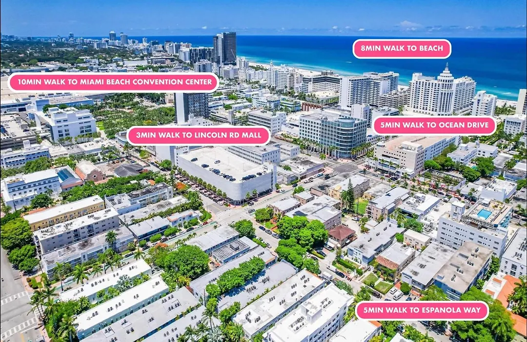Townhouse In Heart Of South Beach Miami Steps To Sea-1