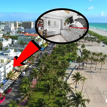 Ocean Drive Oasis In Art Deco District Of South Beach-2